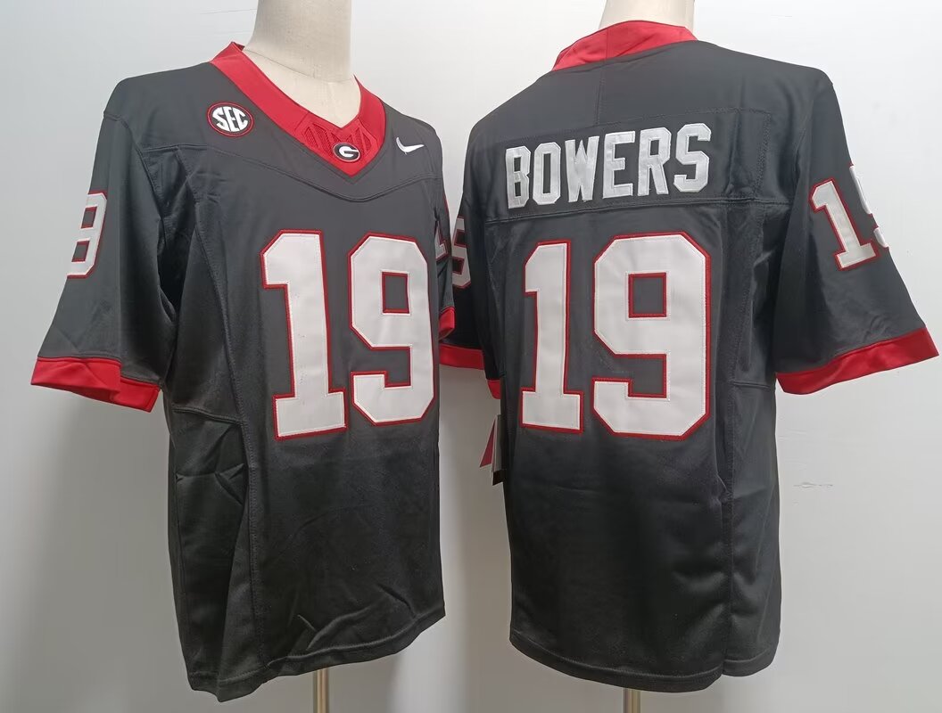 2024 NCAA Men Gonzaga Bulldogs 19 Brock Bowers black nike jersey